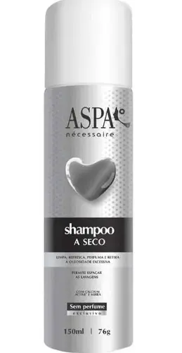 SHAMPOO SECO ASPA SEM PERFUME 150ML