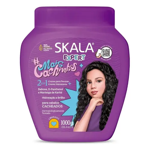 CREME CAPILAR SKALA MAIS CACHINHOS KIDS 1KG
