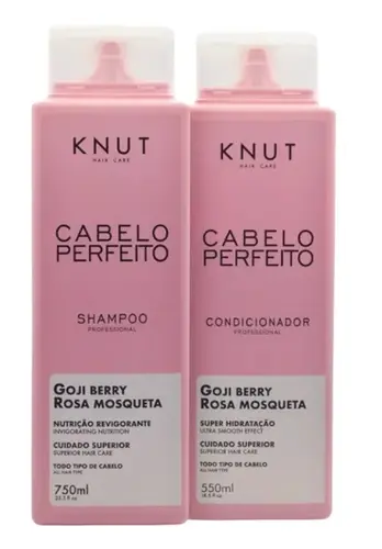 KIT CAPILAR KNUT CABELO PERFEITO SHA+COND 750ML