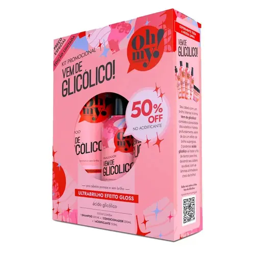 KIT CAPILAR OH MY GLICOLICO SH 300ML + COND 300ML