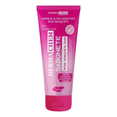 SABONETE FACIAL DERMACHEM ROSA MOSQUETA 100ML