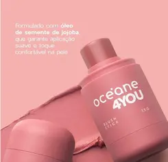 BLUSH FACIAL STICK OCEANE EDITION BUBBLE ROSA ESCURO