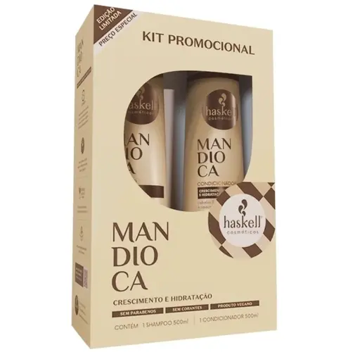 KIT HASKELL MANDIOCA SHA+COND 500ML
