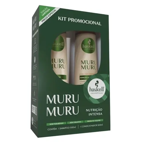 KIT HASKELL MURUMURU SHA+COND 500ML+ESM