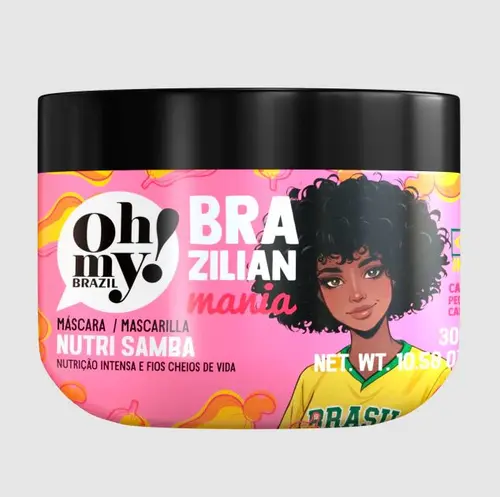 MASCARA CAPILAR OH MY NUTRI SAMBA BRAZILIAN MANIA 300G
