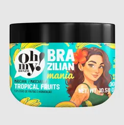 MASCARA CAPILAR OH MY TROPICAL FRUITS BRAZILIAN MANIA 300G