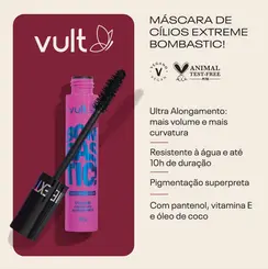 MASCARA CILIOS VULT EXTREME BOMBASTIC